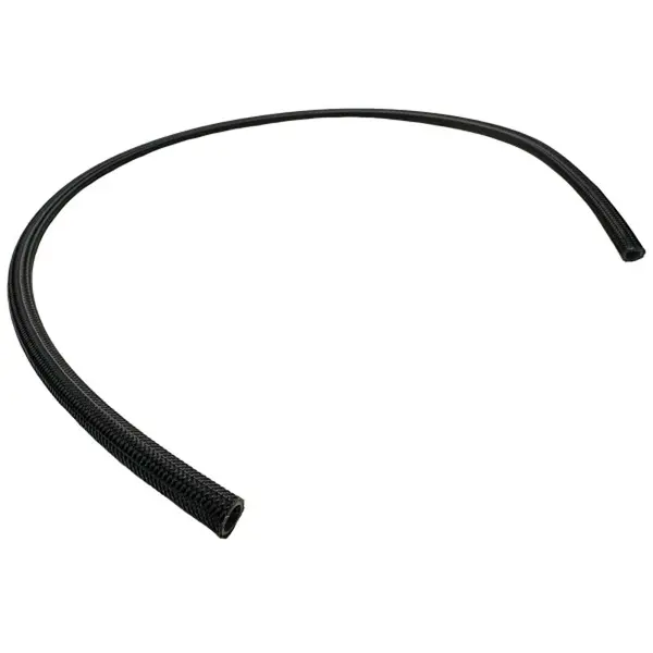 FUELAB 72700-08-3 Hose PTFE 3 ft, 8AN Black Nylon Stainless Steel Braided
