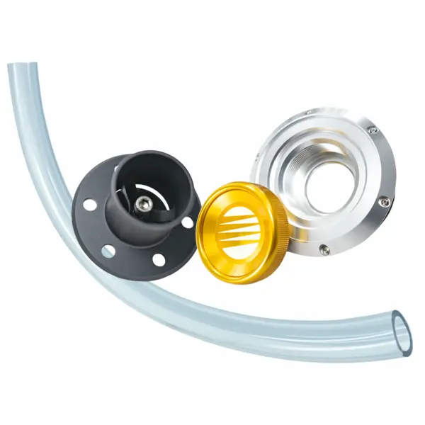 FUELAB 63712 Remote Fuel Fill Kit with Cap