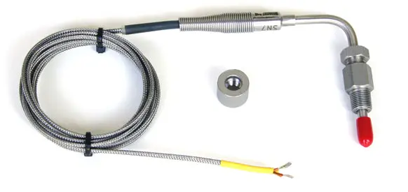 INNOVATE 38500 K-Type EGT Probe w/Hardware; 6 ft. (For TC-4) No K-Type Connector
