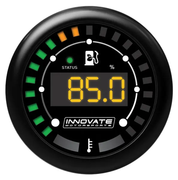 INNOVATE 39120 MTX-D: Ethanol Content % & Fuel Temp Gauge Kit (Ethanol Sensor NOT included)