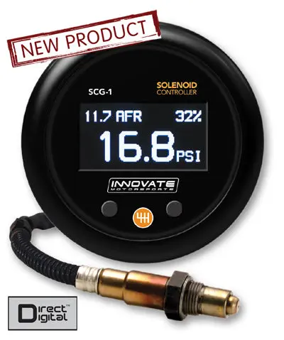 INNOVATE 38820 SCG-1 Solenoid Boost Controller w/Wideband Gauge Kit
