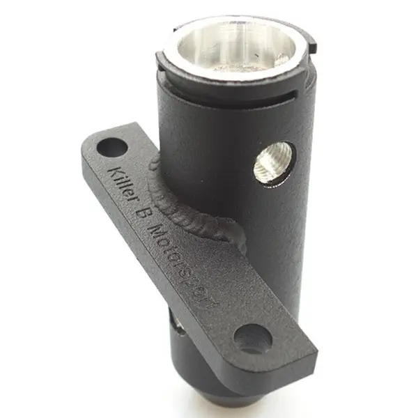KILLER B Motorsport UTCRv2AN-B Upper (turbo) Coolant Reservoir SUBARU WRX (02-07) WRX STi (03-14) v2 AN Fittings Black