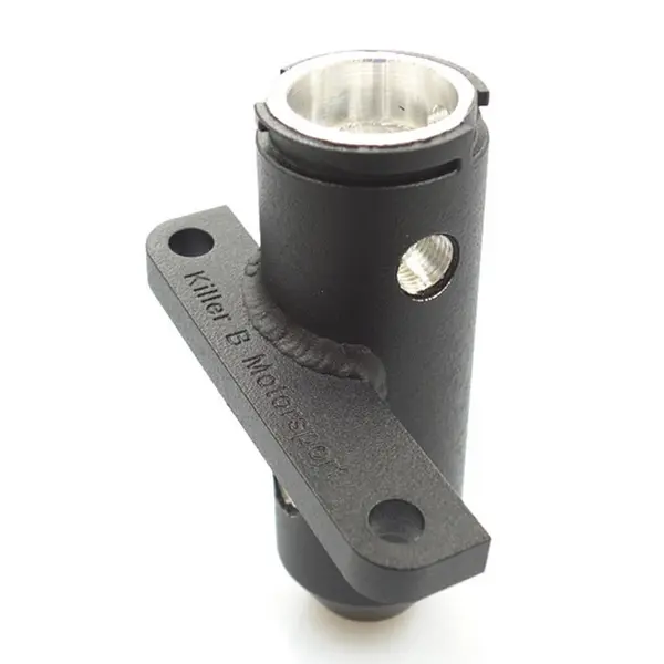 KILLER B Motorsport UTCRv2BA-B Upper (turbo) Coolant Reservoir SUBARU WRX (02-07) WRX STi (03-14) v2 Barbed Fittings Black