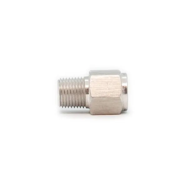 LINK ECU 101-0193 Adapter M10 x 1 Female to 1/8 NPT Male - Stainless Steel