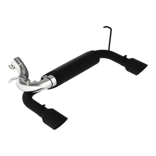 MBRP S5528BLK Axle-Back 2.5" Armor BLK (Black-Coated Aluminized Steel / Dual) for JEEP Wrangler Rubicon (JK) 2007-2018