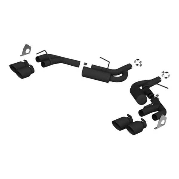 MBRP S7039BLK Axle-Back 2.5" Armor BLK (Black-Coated Aluminized Steel) for CHEVROLET Camaro V6 3.6L RS 2016-2024