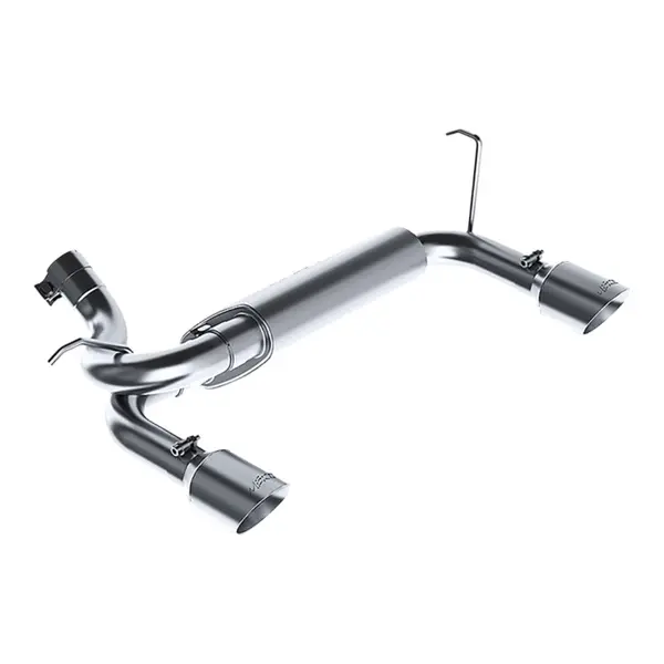 MBRP S5528AL Axle-Back 2.5" Armor Lite (Aluminized Steel / Dual) for JEEP Wrangler Rubicon (JK) 2007-2018