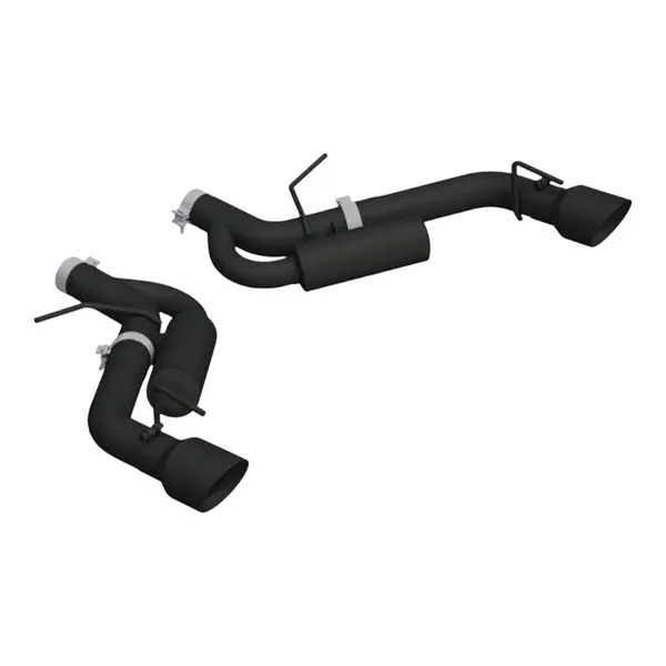 MBRP S7034BLK Axle-Back 3" Armor BLK (Black-Coated Aluminized Steel / Dual) for CHEVROLET Camaro SS 2016-2024