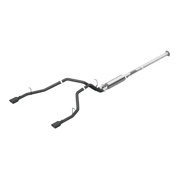MBRP S5152BLK Cat-Back 2.5" Armor BLK (Black-Coated Aluminized Steel / Dual) for RAM 1500 5.7L 2019-2024