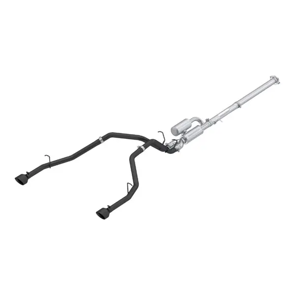 MBRP S5156BLK Cat-Back 3" Armor BLK (Black-Coated Aluminized Steel / Dual) for RAM 1500 3.0L 2025-