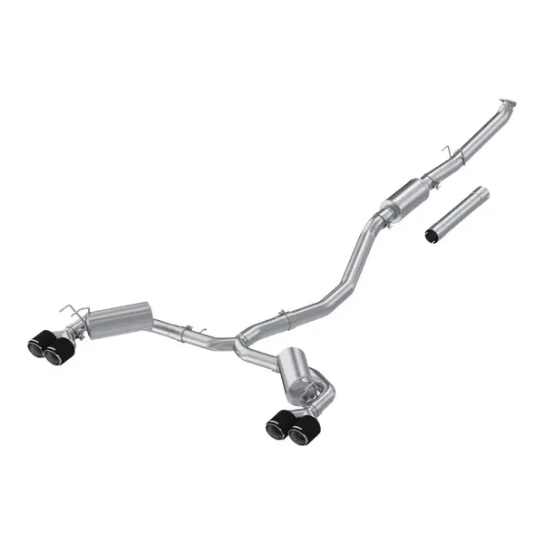 MBRP S49063CF Cat-Back 3" Armor Pro (T304 Stainless Steel / Dual with Carbon End Tips) for HONDA Civic Sport Touring 1.5L Turbo Hatchback 2022-2024