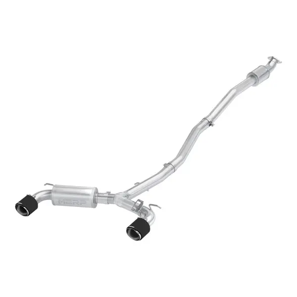 MBRP S47093CF Cat-Back 3" Armor Pro (T304 Stainless Steel / Dual with Carbon End Tips) for HYUNDAI Kona N 2.0L Turbo 2022-2023