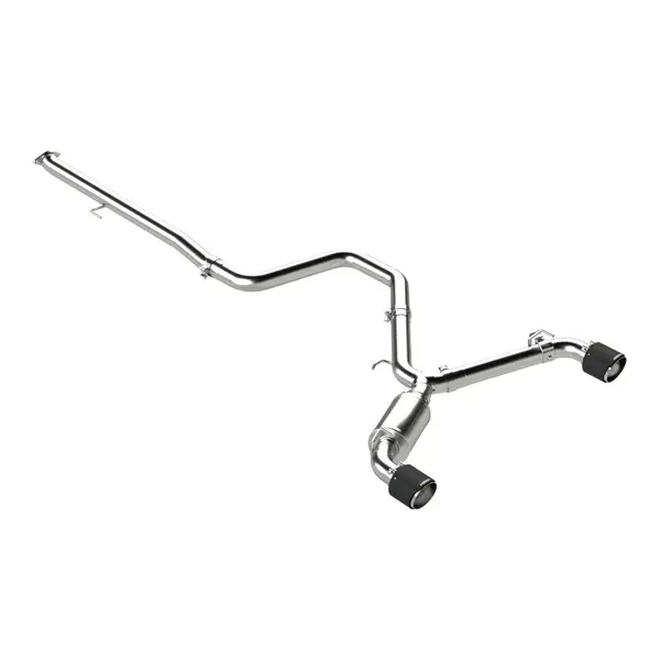 MBRP S47073CF Cat-Back 3" Armor Pro (T304 Stainless Steel / Dual with Carbon End Tips) for HYUNDAI Veloster N 2.0L 2019-2022