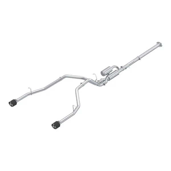 MBRP S51563CF Cat-Back 3" Armor Pro (T304 Stainless Steel / Dual with Carbon End Tips) for RAM 1500 3.0L 2025-