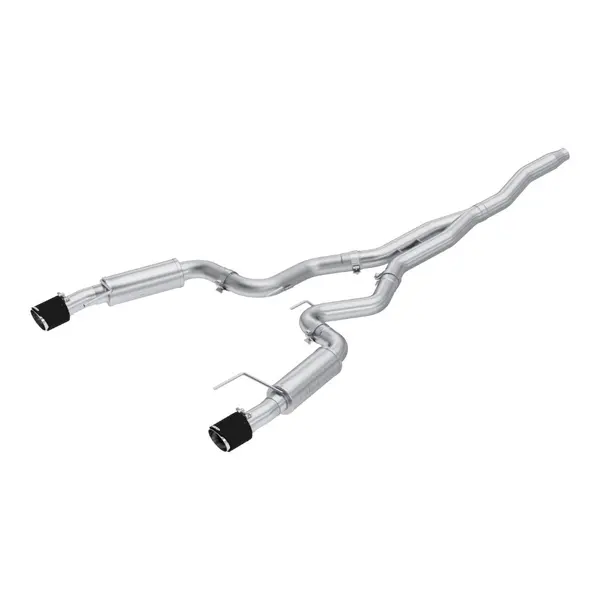 MBRP S72753CF Cat-Back 3" Armor Pro (T304 Stainless Steel / Dual with Carbon Tips) for FORD Mustang 2.3 EcoBoost 2019-
