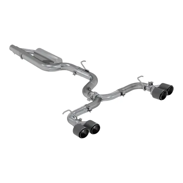 MBRP S46033CF Cat-Back 3" Armor Pro (T304 Stainless Steel / Quad with Carbon Tips) for VW Golf R (MK7 / MK7.5) 2015-2019