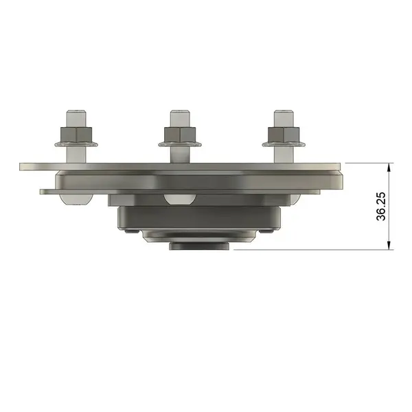 MILLWAY 90371-R Adjustable Camber Caster Plates for BMW E24 / E28 / E30 / E34