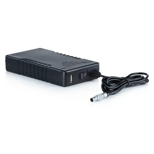 RACELOGIC RLACS333-L 6AH Li-lon Battery Pack and US/EU/AU/UK Charger with Lemo 2W Plug for VBOX Video HD2, VVB Pro & LapTimer