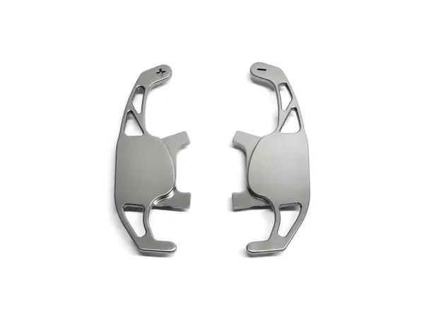 RACINGLINE VWR49G701 DSG Paddle replacements for VW Golf 7 GTI, Golf 7 R (TITANIUM SILVER FINISH)