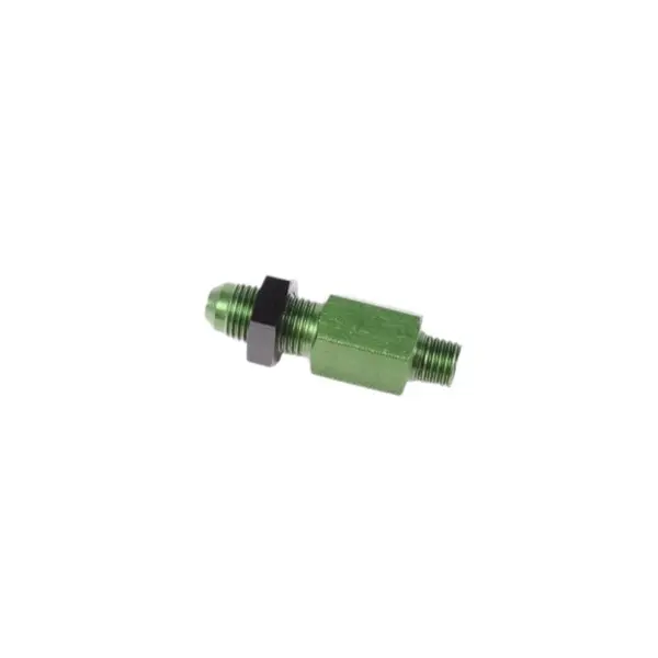 RADIUM 14-0273 6AN TO M12X1.5 BULKHEAD WITH JAM NUT