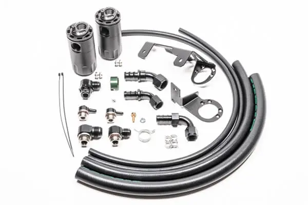 RADIUM 20-0751-FL Dual Catch Can Kit Fluid Lock for TOYOTA MK5 Supra 2020