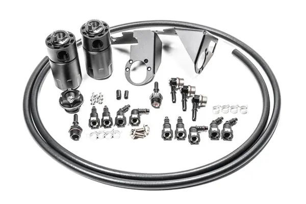 RADIUM 20-0787-FL Dual Catch Can Kit, Fluid Lock for CORVETTE 2005-2013