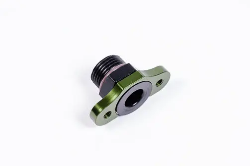 RADIUM 20-0303 Fuel Rail Adapter Fitting FPR 8AN ORB, 11mm Bore, 32mm Spacing, M5 for TOYOTA GR Corolla