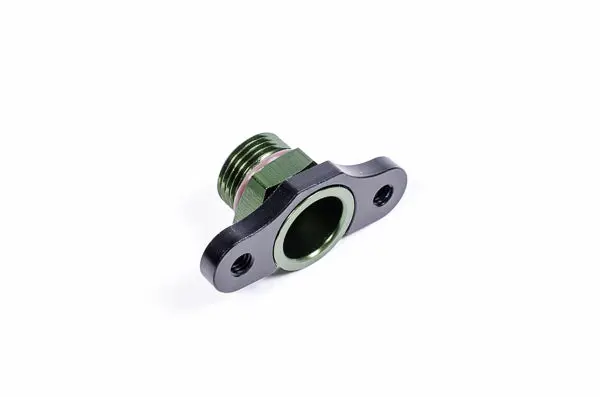RADIUM 20-0302 Fuel Rail Adapter Fitting FPR 8AN ORB, 16mm Bore, 39mm Spacing, M6 for TOYOTA GR Corolla