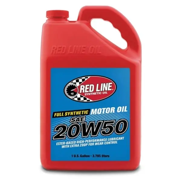 RED LINE OIL 12505 High Performance Motor Oil 20W50 3.8