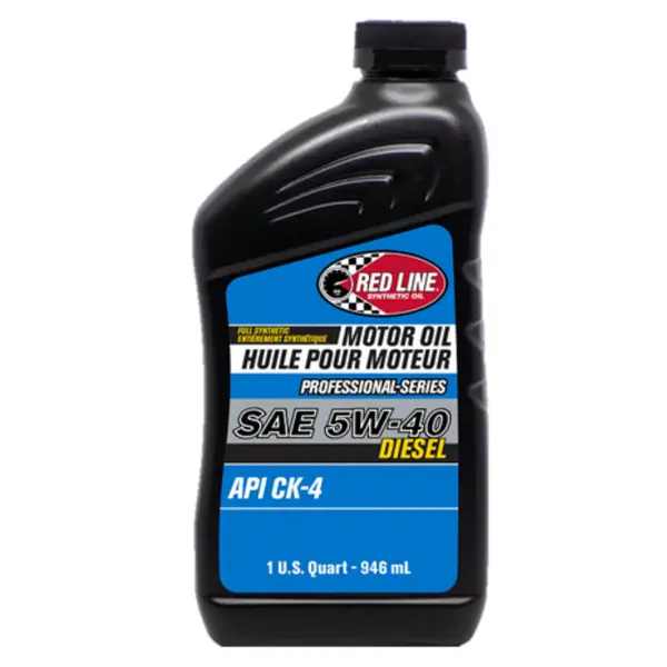 RED LINE OIL 12714 Professional Series Diesel Motor Oil 5W40 0.95