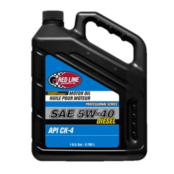 RED LINE OIL 12715 Professional Series Diesel Motor Oil 5W40 3.8