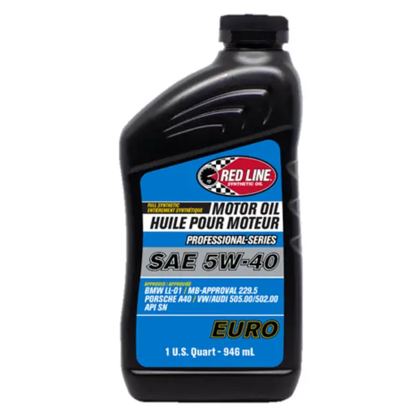 RED LINE OIL 12904 Professional Series EURO Motor Oil 5W40 0.95