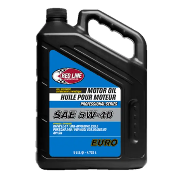 RED LINE OIL 12905 Professional Series EURO Motor Oil 5W40 4.73