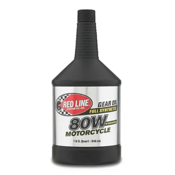 RED LINE OIL 42704 Motorcycle Gear Oil with ShockProof 80W 0.95
