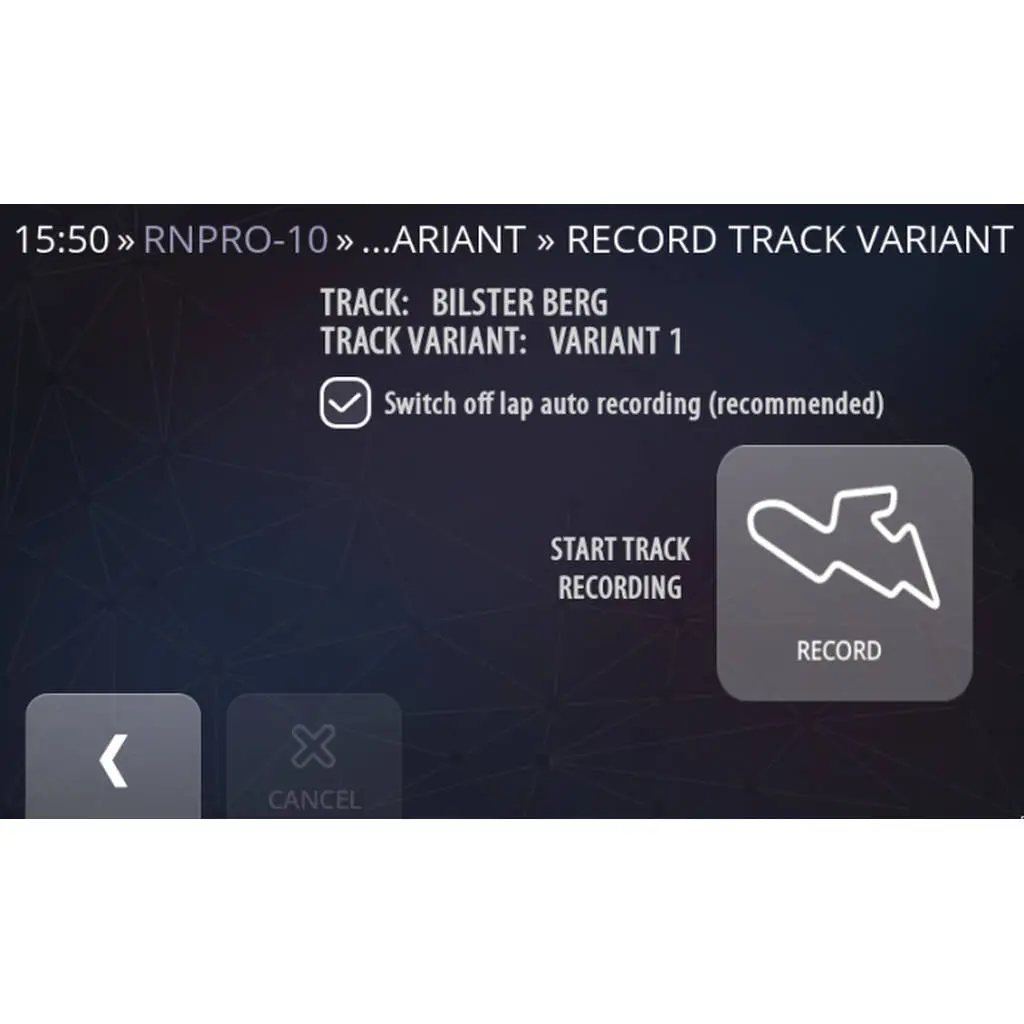 RN VISION P-LITE-MOD-RALLY RN LITE Rally Mode