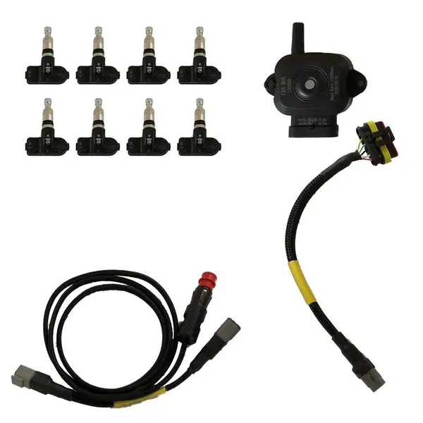 RN VISION P-TPMS-KIT-8-SENSOR-TRACKDAY Tire Pressure Monitoring System Kit for 8 wheels - Trackday
