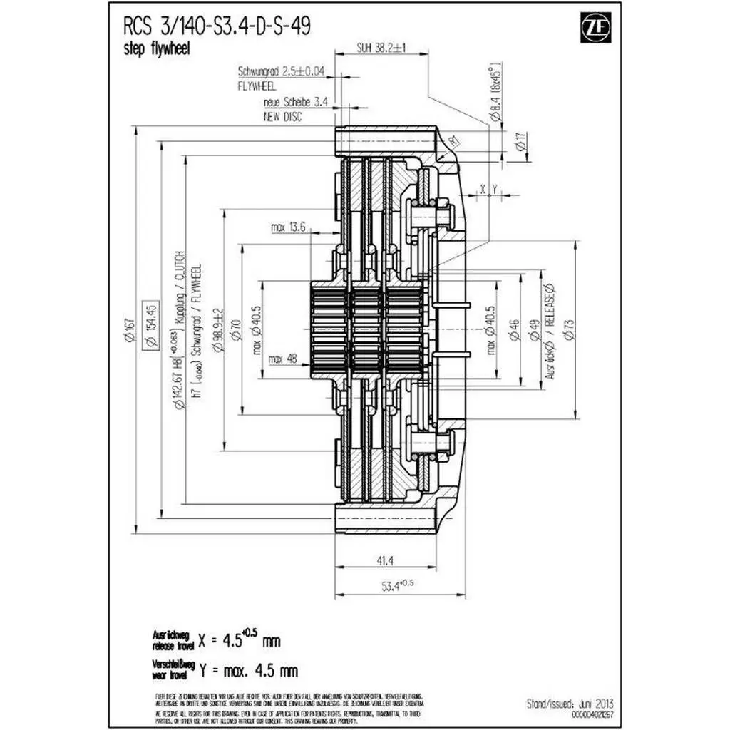SACHS PERFORMANCE 003072000290 Clutch Housing RCS