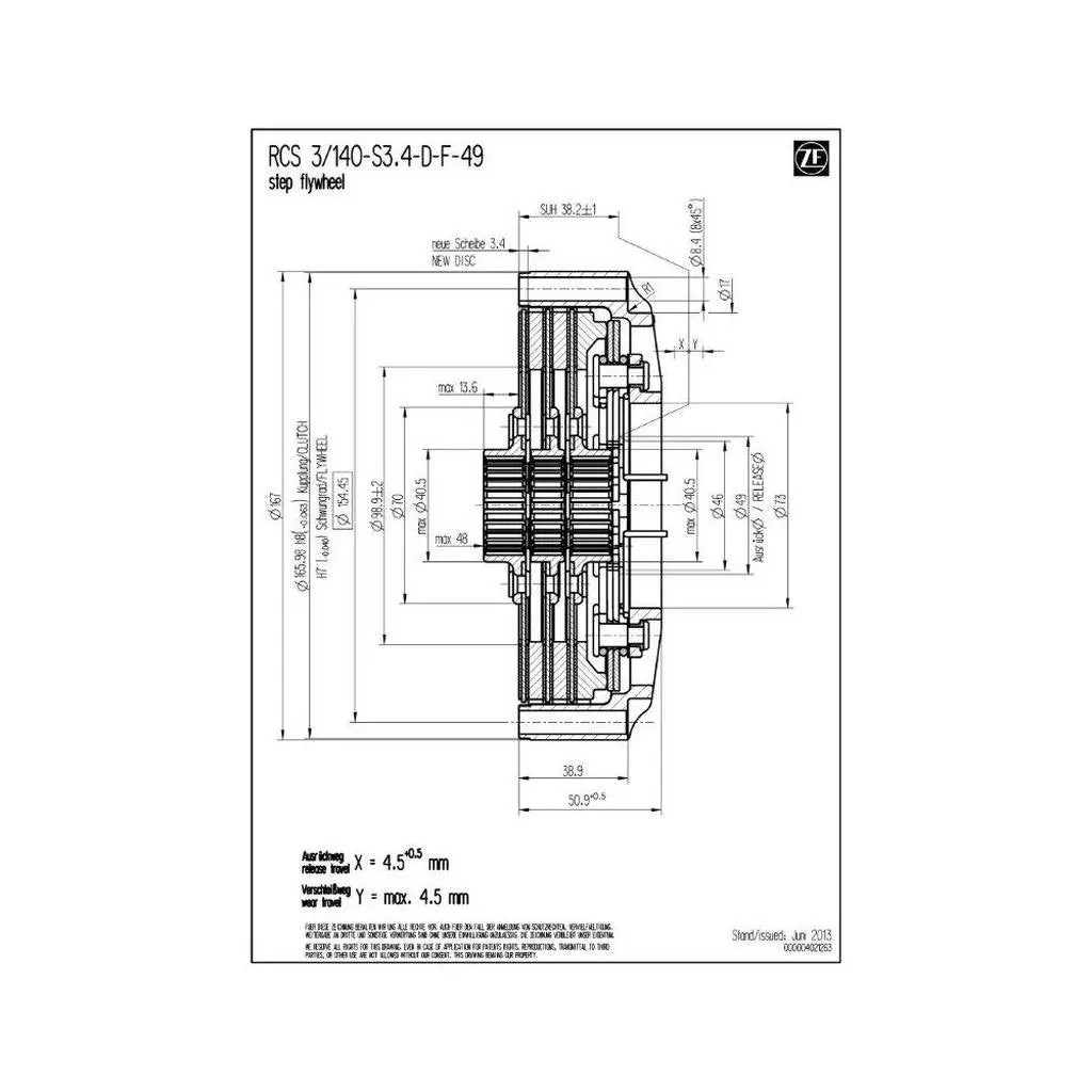 SACHS PERFORMANCE 003072000299 Clutch Housing RCS