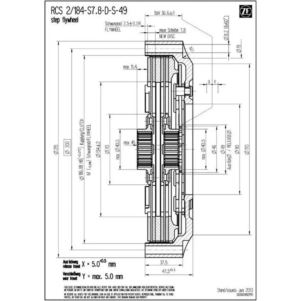 SACHS PERFORMANCE 003072000484 Clutch Housing RCS