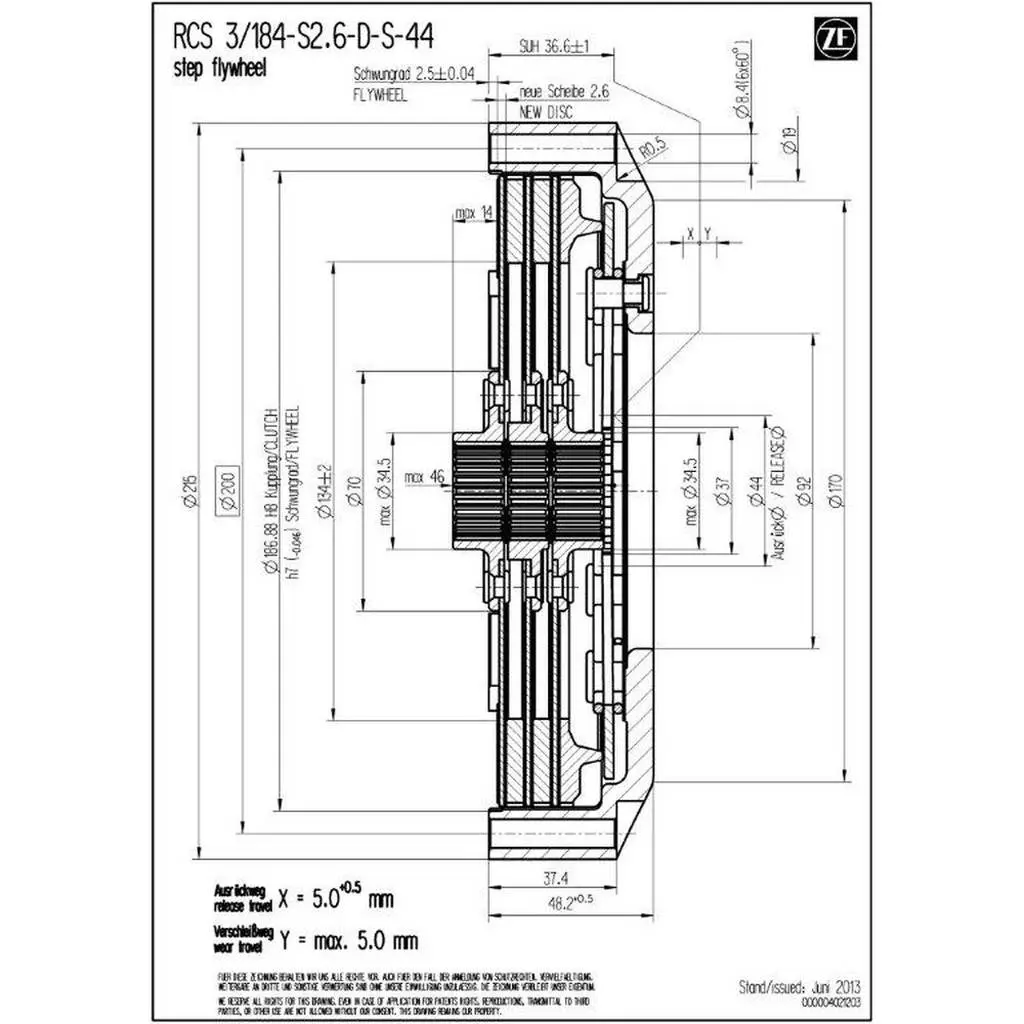 SACHS PERFORMANCE 003072000494 Clutch Housing RCS