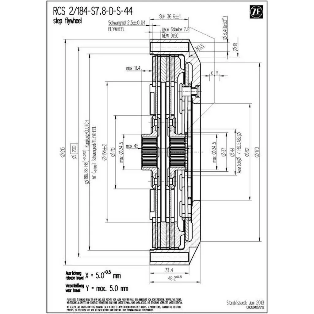 SACHS PERFORMANCE 003072000494 Clutch Housing RCS