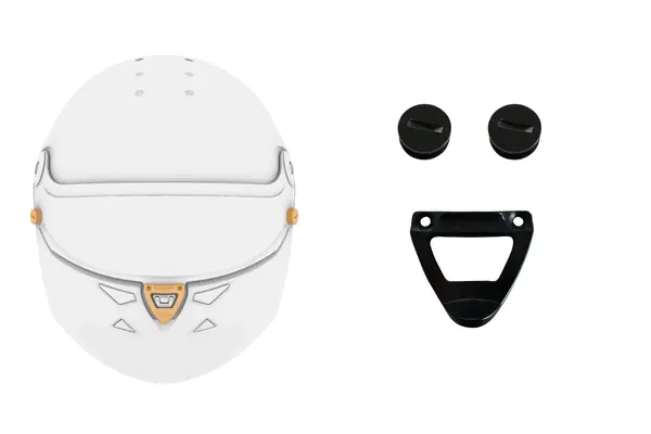 SCHUBERTH 1010003383 Black only visor Kit (tear-off buttons + visor lever) SP1/SF2/SF3