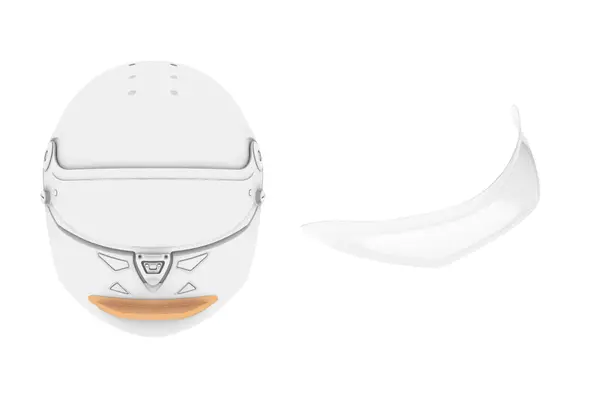 SCHUBERTH 1010008092 Chin Spoiler clear Prep. with tape SF3/SP1