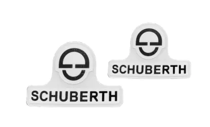 SCHUBERTH 1010008075 Schuberth logo kit 2 pcs SF3/SP1