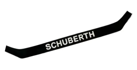 SCHUBERTH 1010008074 Schuberth visor sticker Black colour, white wording SF3/SP1