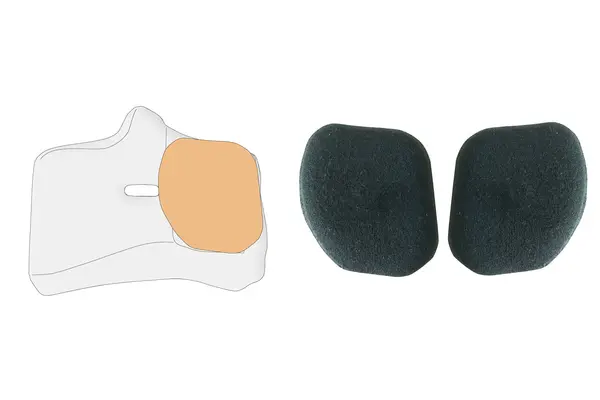 SCHUBERTH 10100012148 Soft Ear Cups SP1 - Black colour
