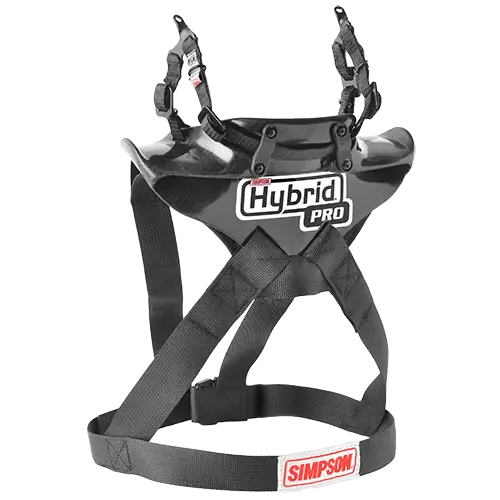 Simpson HYPL.MED.11.PA.FIA Neck Restraint Hybrid ProLite MEDIUM Adjustable sliding tether Post anchor compatible