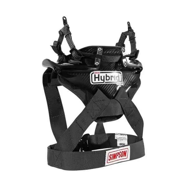 Simpson HYPL.XSM.11.M61.FIA Neck Restraint Hybrid ProLite X-SMALL Adjustable sliding tether w/ M61 quick release helmet anchors