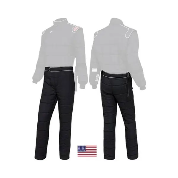 SIMPSON 4902533 Racing Drag Two Piece Racing Suit Pants, SFI 15, Black