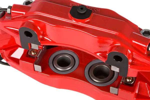 STOPTECH 172.434.7H73 Caliper (left) ST-40 caliper, 36-42 pistons, red, 32 mm